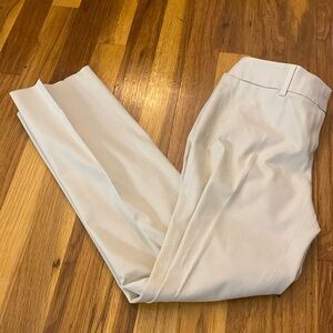 Theory Cotton Cream Women's Trousers size 0
